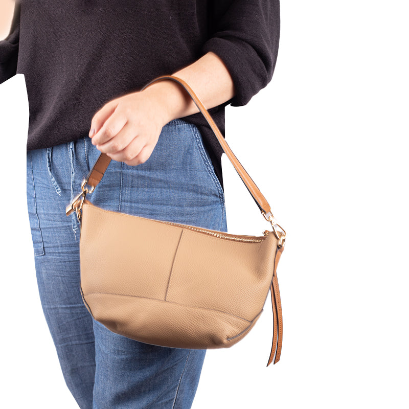 Tas Wanita Shoulder Bag Gino Mariani Ametta Light Grey