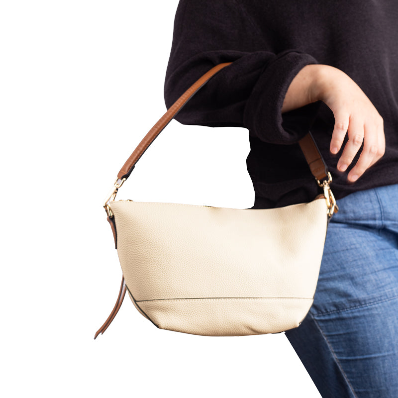 Tas Wanita Shoulder Bag Gino Mariani Ametta Beige