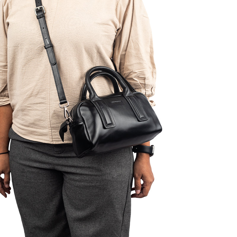 Tas Wanita Gino Mariani Top Handle Bag Arcela Black