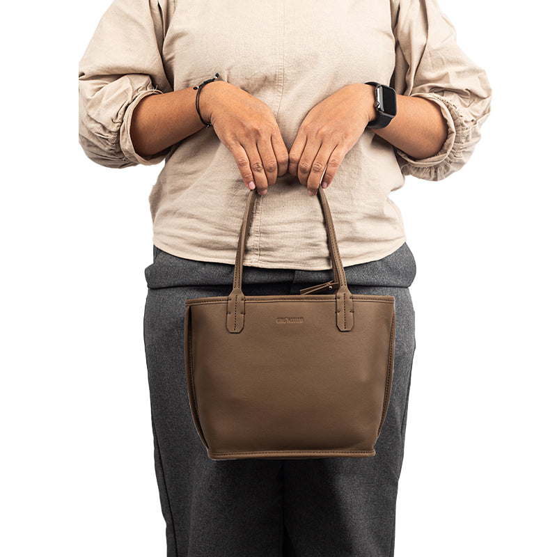 Tas Wanita Gino Mariani Tote Bag Devani Brown