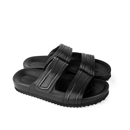 Sandal Kulit Pria Gino Mariani Fudo Black