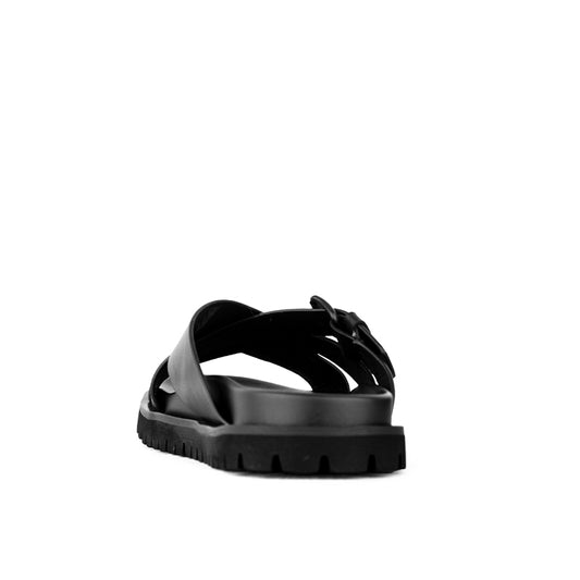 Sandal Kulit Pria Gino Mariani Fonzie Black