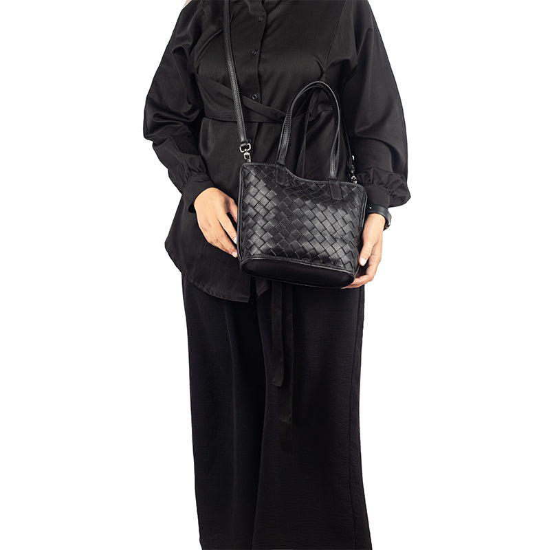 Tas Wanita Tote Bag Gino Mariani Briva Black