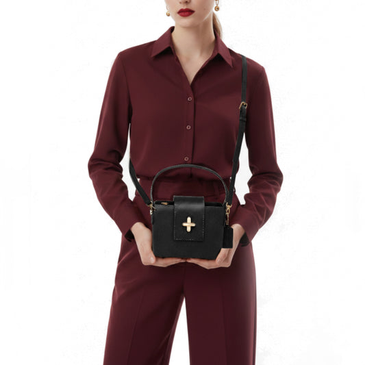 Tas Wanita Top handle Gino Mariani Elvia Black