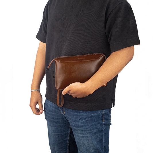 Clutch Pria Gino Mariani Atley Brown