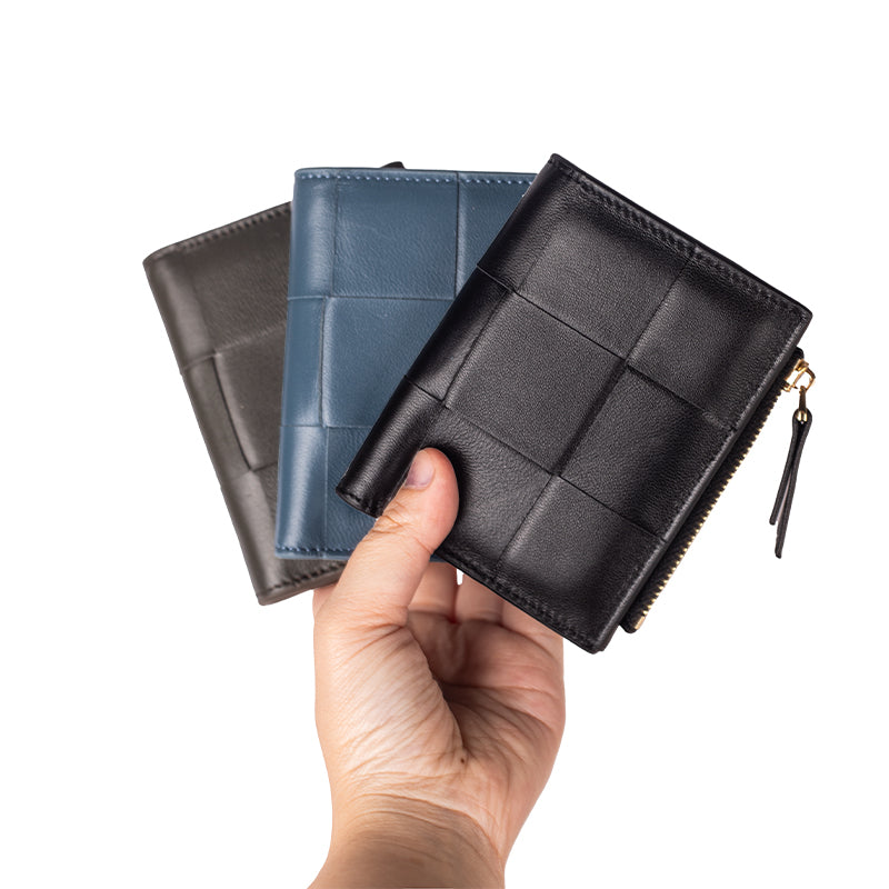 Dompet Kulit Wanita Gino Mariani Annora Grey