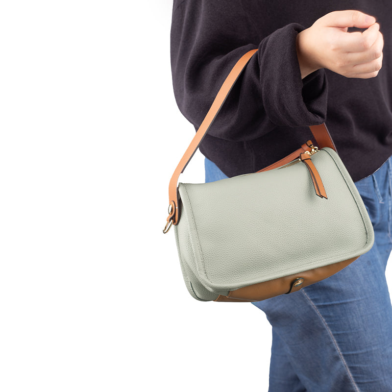 Tas Wanita Shoulder Bag Gino Mariani Allura Dusty Grey