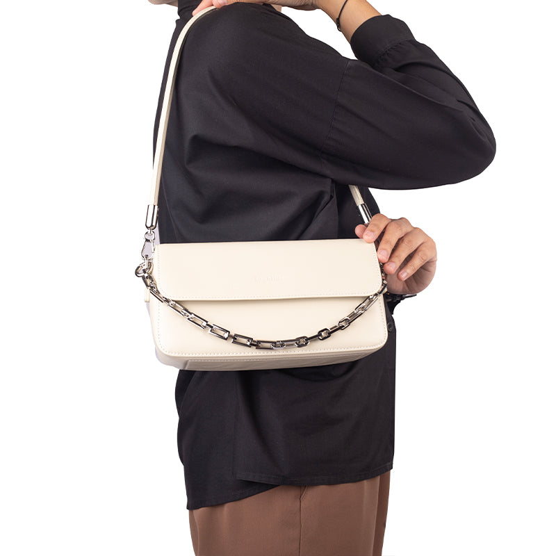 Tas Wanita Gino Mariani Shoulder Bag Bertin 1 White
