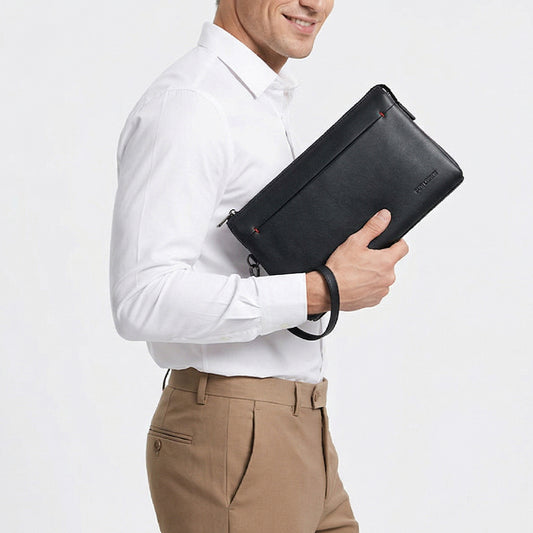 Clutch Pria Gino Mariani Arga Black