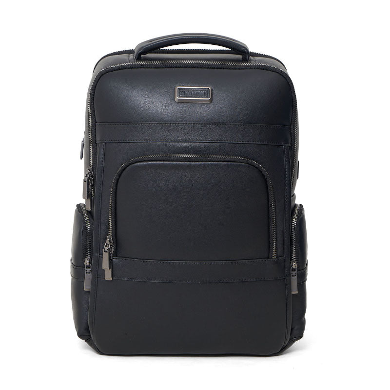 Backpack Tas Ransel Kulit Pria Gino Mariani Baron Black