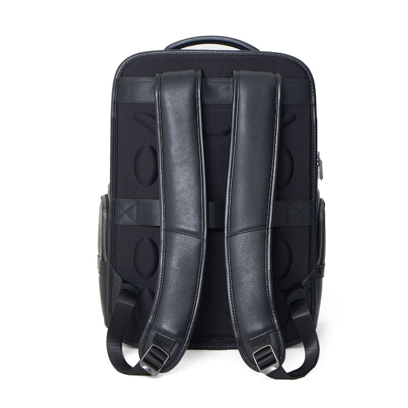 Backpack Tas Ransel Kulit Pria Gino Mariani Bastian Black