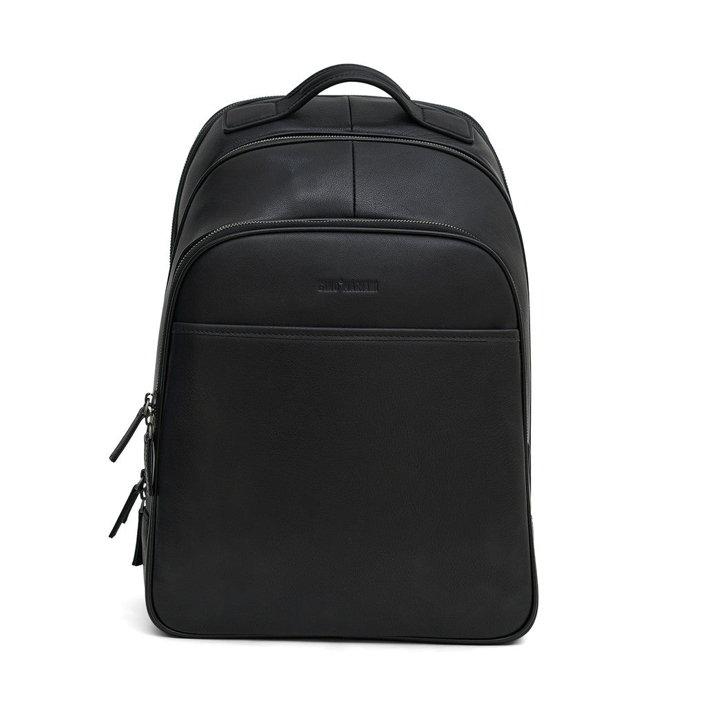 Backpack Tas Ransel Pria Kulit Gino Mariani Boston Black