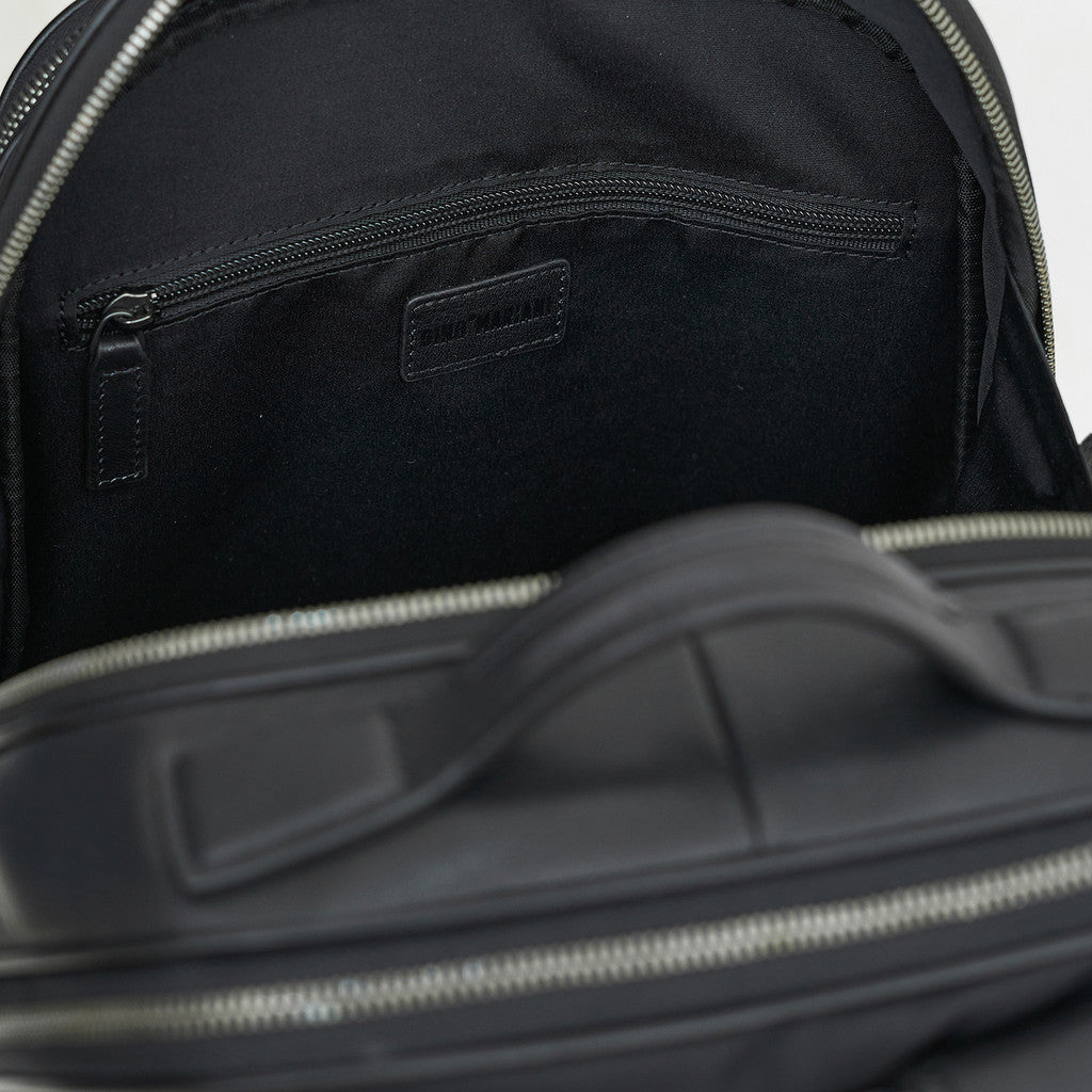 Backpack Tas Ransel Pria Kulit Gino Mariani Boston Black