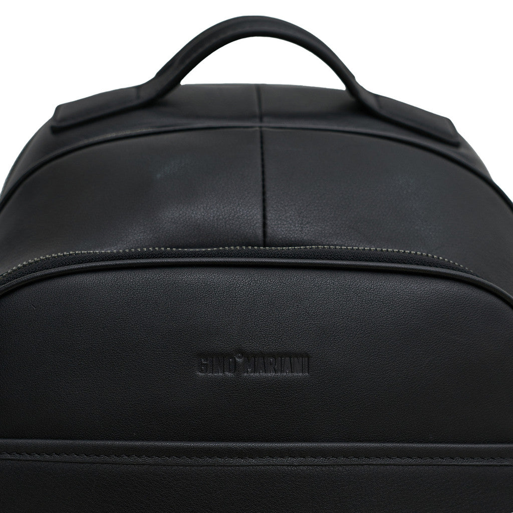 Backpack Tas Ransel Pria Kulit Gino Mariani Boston Black
