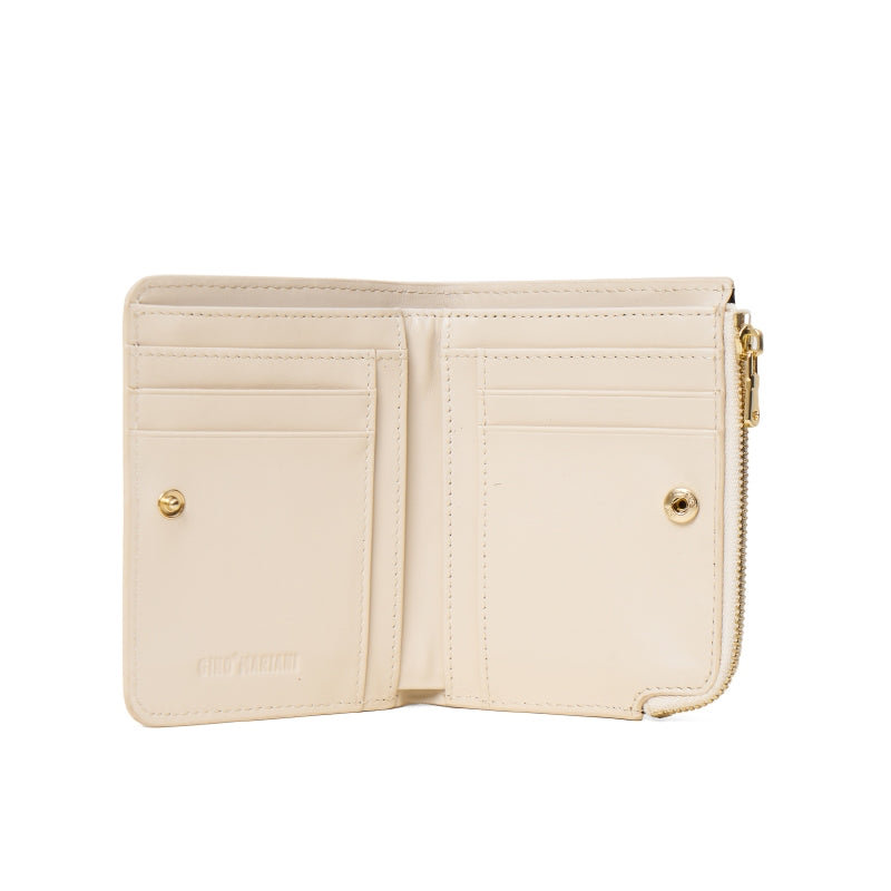 Dompet Kulit Wanita Gino Mariani Andrea Off White