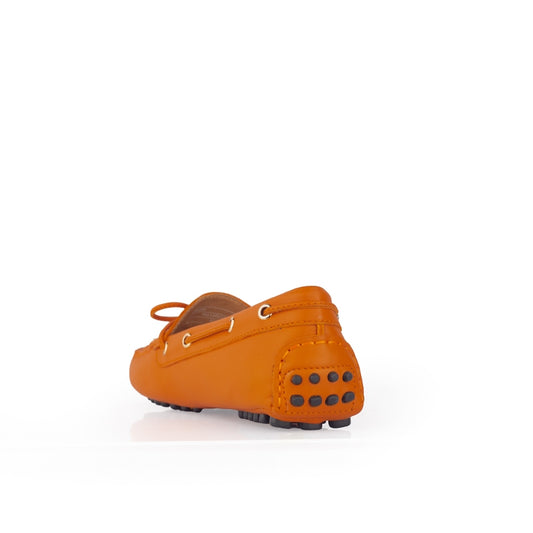 Sepatu Casual Wanita Loafer Moccasin Gino Mariani Ellen Orange