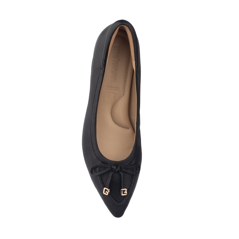 Sepatu Pantofel Formal Wanita Gino Mariani Edelina Black