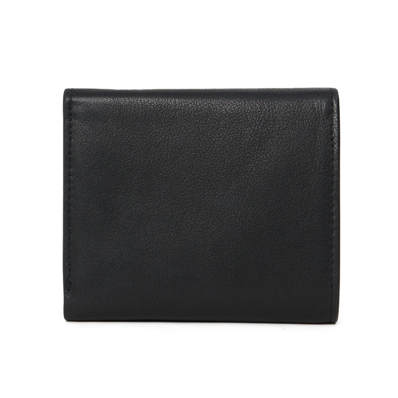 Dompet Kulit Lipat Wanita Gino Mariani Arianna Black