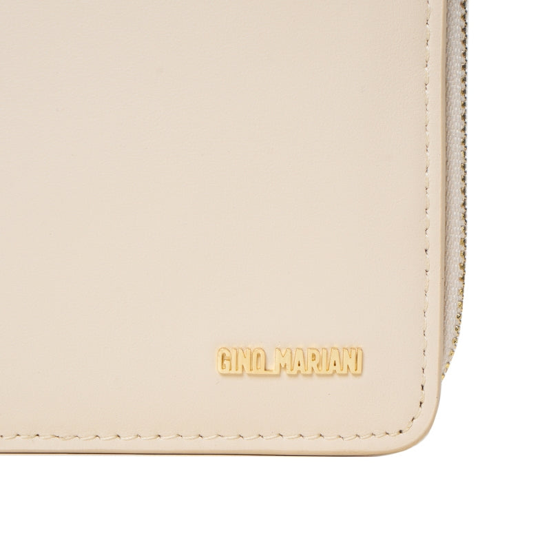 Dompet Kulit Wanita Gino Mariani Andrea Off White