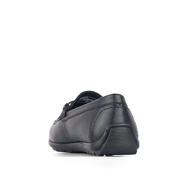 Sepatu Casual Pria Loafer Moccasin Gino Mariani Bartoli 9 Hitam