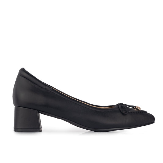 Sepatu Pantofel Formal Wanita Gino Mariani Edelina Black