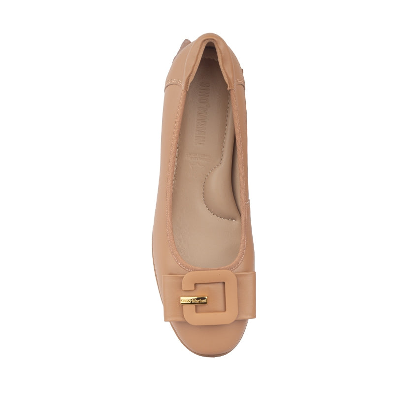 Sepatu Casual Wanita Gino Mariani Edhiva Light Brown