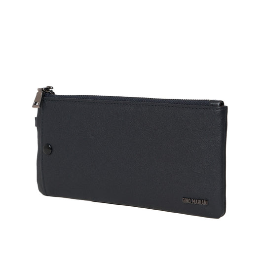 Pouch Kulit Pria Gino Mariani Elezar Navy