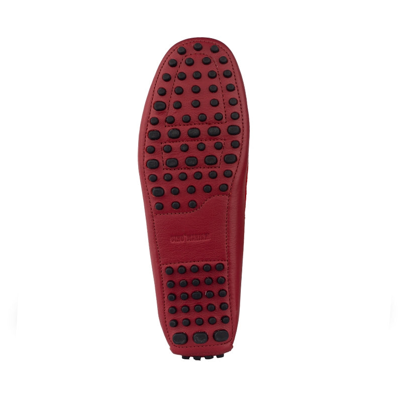 Sepatu Casual Wanita Loafer Moccasin Gino Mariani Ellen Red