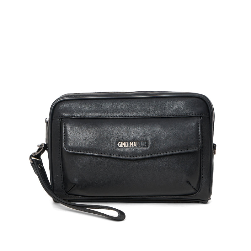 Clutch Kulit Pria Gino Mariani Jericho Black
