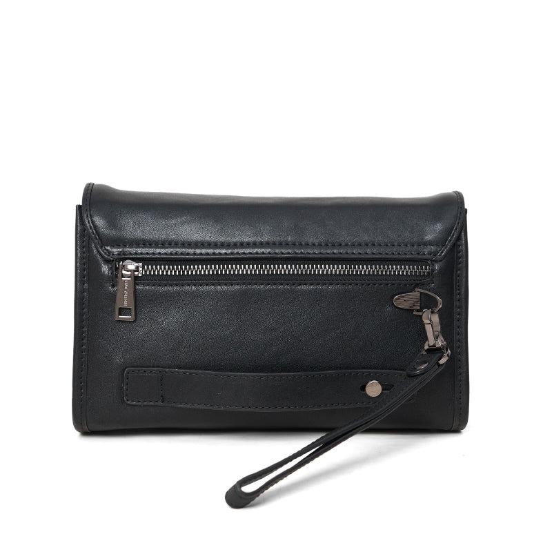 Clutch Kulit Pria Gino Mariani Jacopo Black