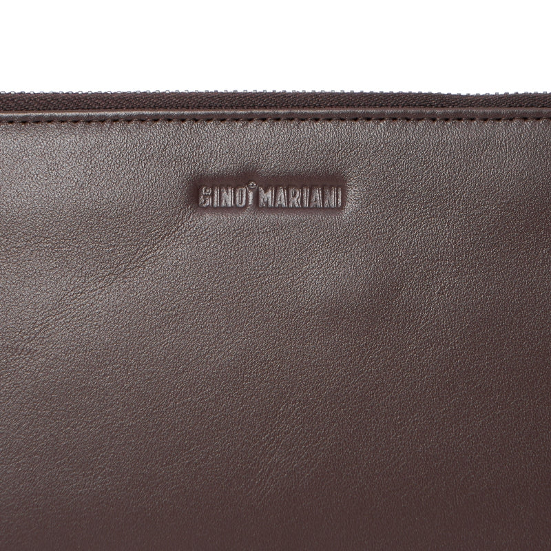 Clutch Kulit Pria Gino Mariani Jeno Brown
