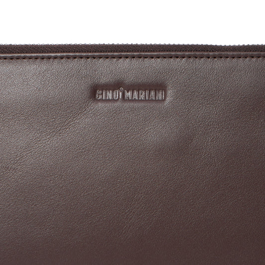Clutch Kulit Pria Gino Mariani Jeno Brown