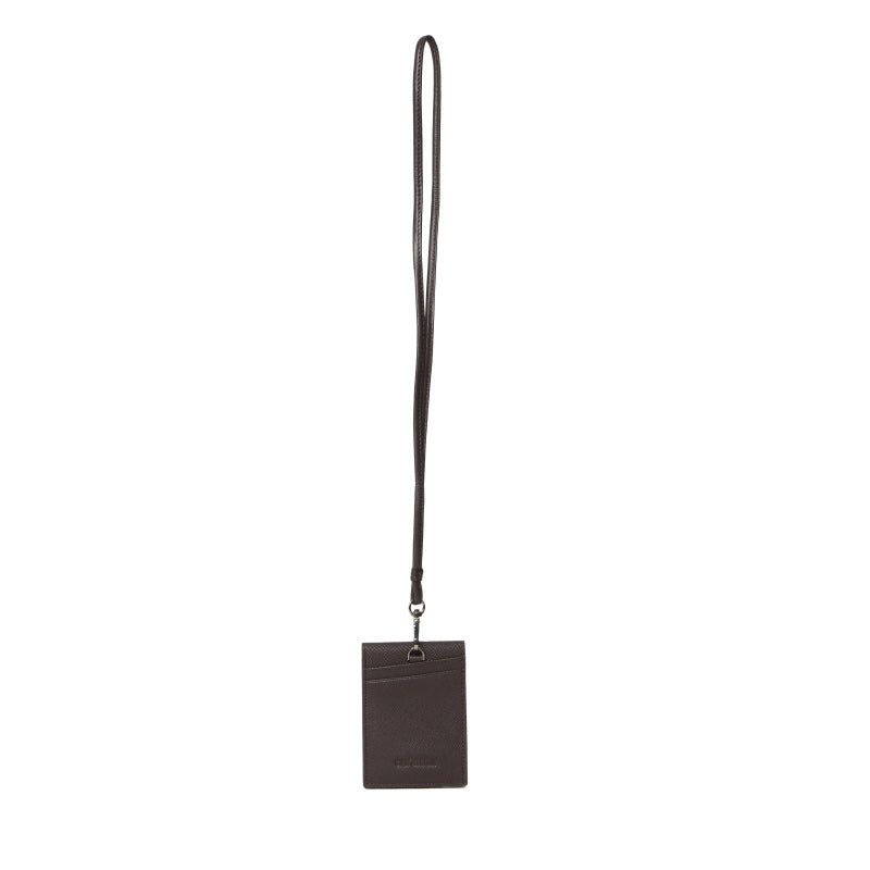Lanyard Card Holder Kulit Gino Mariani Jenson Brown