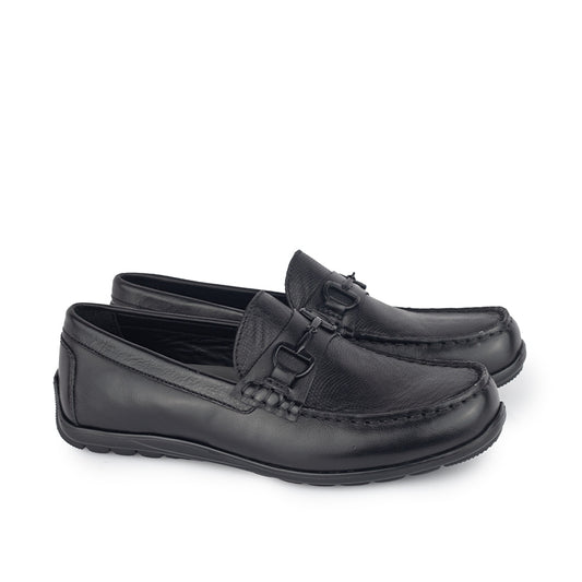 Sepatu Casual Pria Loafer Moccasin Gino Mariani Bartoli 9 Hitam