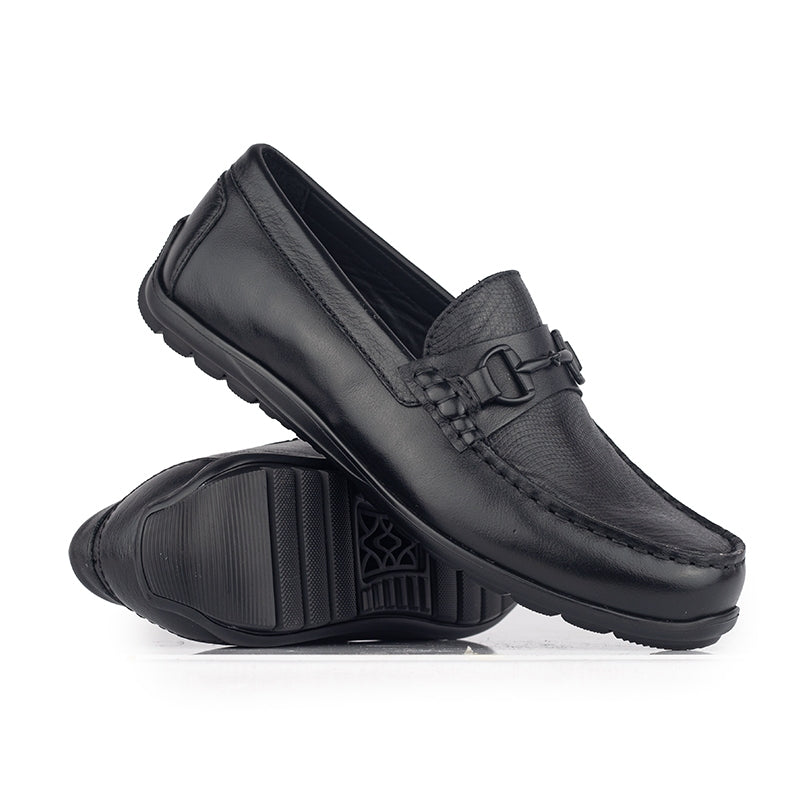 Sepatu Casual Pria Loafer Moccasin Gino Mariani Bartoli 9 Hitam