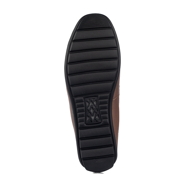 Sepatu Casual Pria Loafer Moccasin Gino Mariani Bartoli 9 Dark Brown