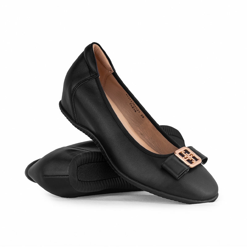 Sepatu Casual Formal Wanita Gino Mariani Cleva Black