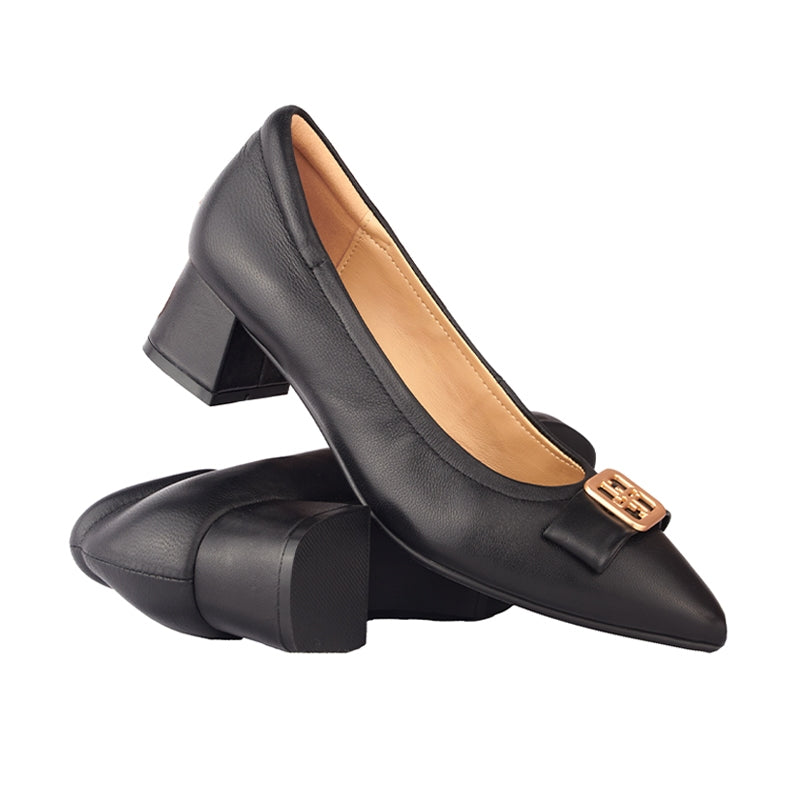 Sepatu Casual Formal Wanita Gino Mariani Alivia Black