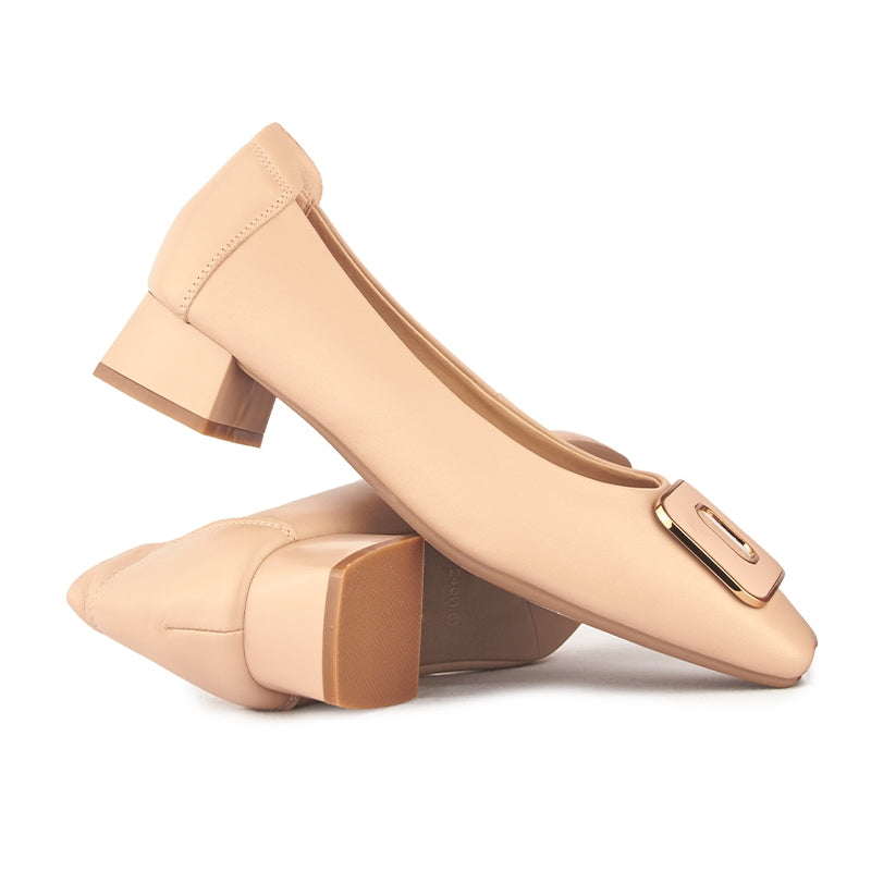 Sepatu Casual Formal Wanita Gino Mariani Florentia Light Brown