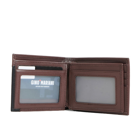 Dompet Pria Kulit Gino Mariani Hiten Brown