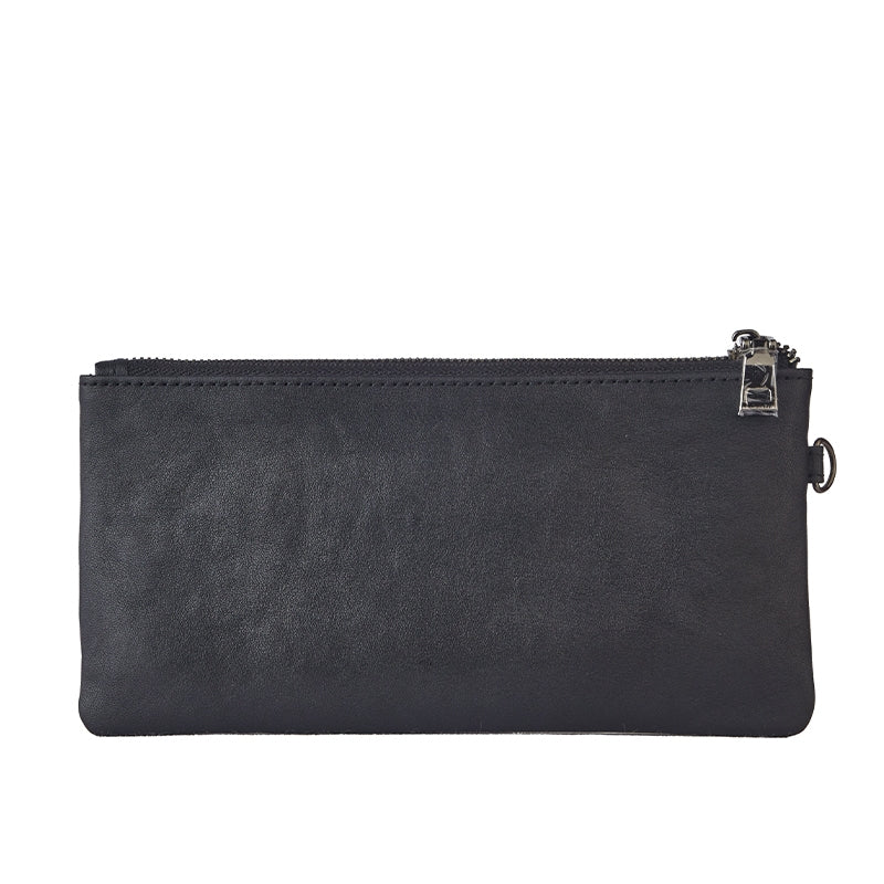 Pouch Kulit Pria Gino Mariani Elezar Hitam