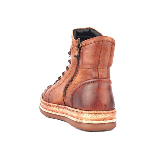 Sepatu Pria Boots Casual Gino Mariani Jacob Light Brown