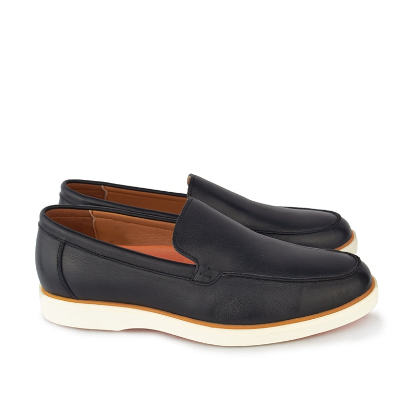 Sepatu Pria Casual Loafer Moccasin Gino Mariani Hope Black