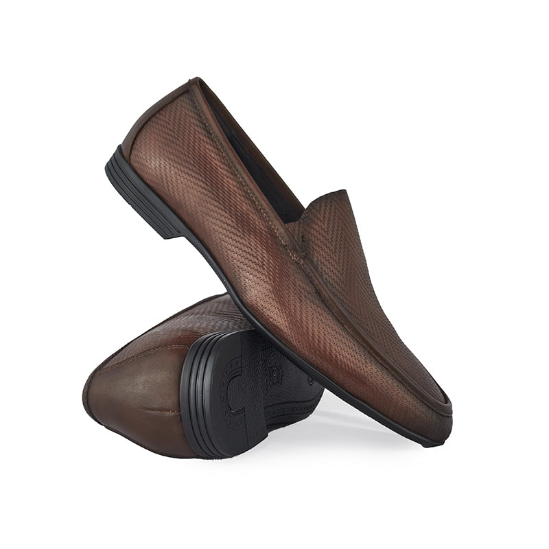 Sepatu Pria Casual Loafer Moccasin Gino Mariani Almer Brown