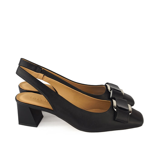 Sepatu Casual Formal Wanita Gino Mariani Alka Black