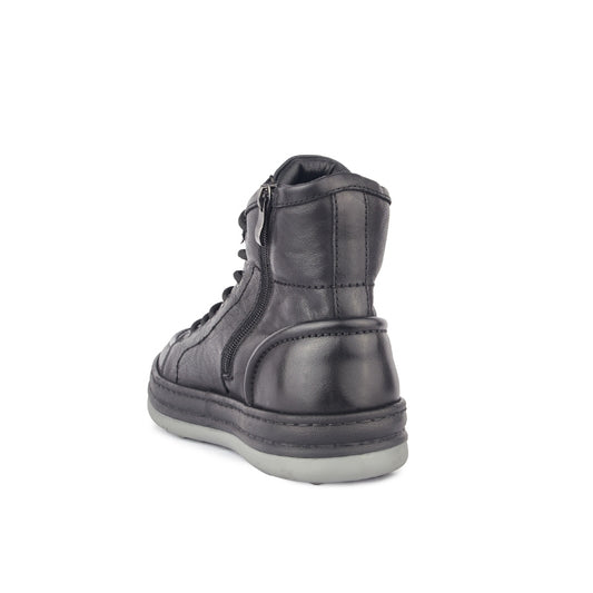 Sepatu Pria Boots Casual Gino Mariani Jacob Black