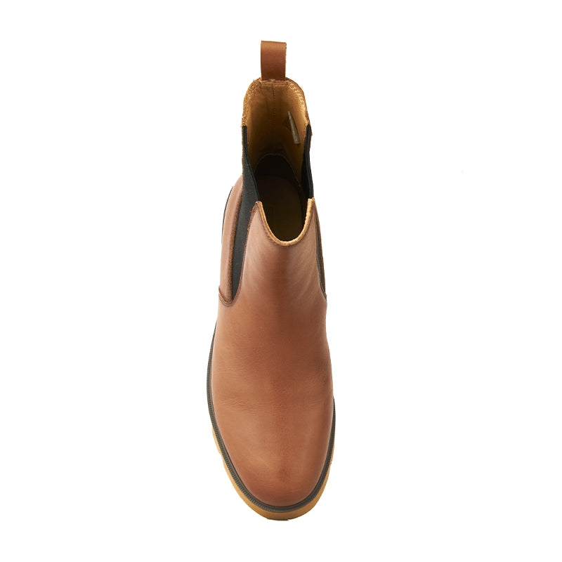 Sepatu Boots Wanita Kulit Gino Mariani Airy Tan