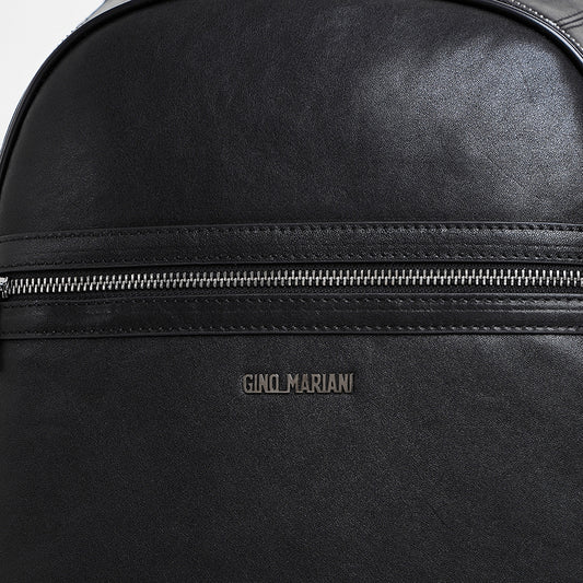 Backpack Tas Ransel Pria Kulit Gino Mariani Hakko Black