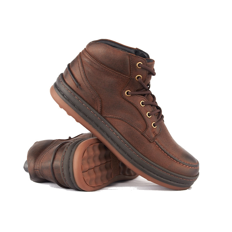 Sepatu Pria Boots Casual Gino Mariani Jadden Brown