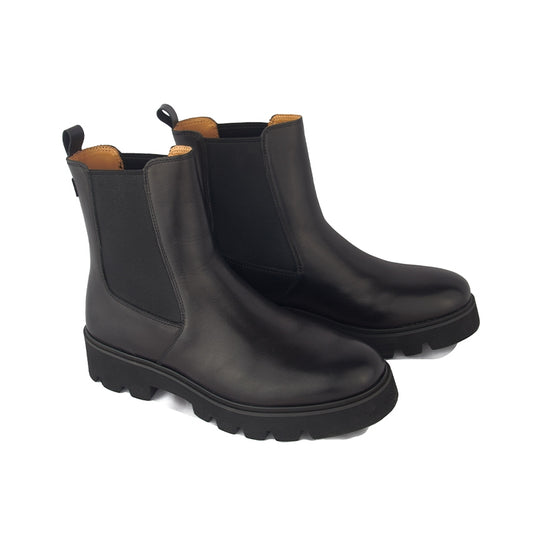 Sepatu Boots Wanita Kulit Gino Mariani Airy Black